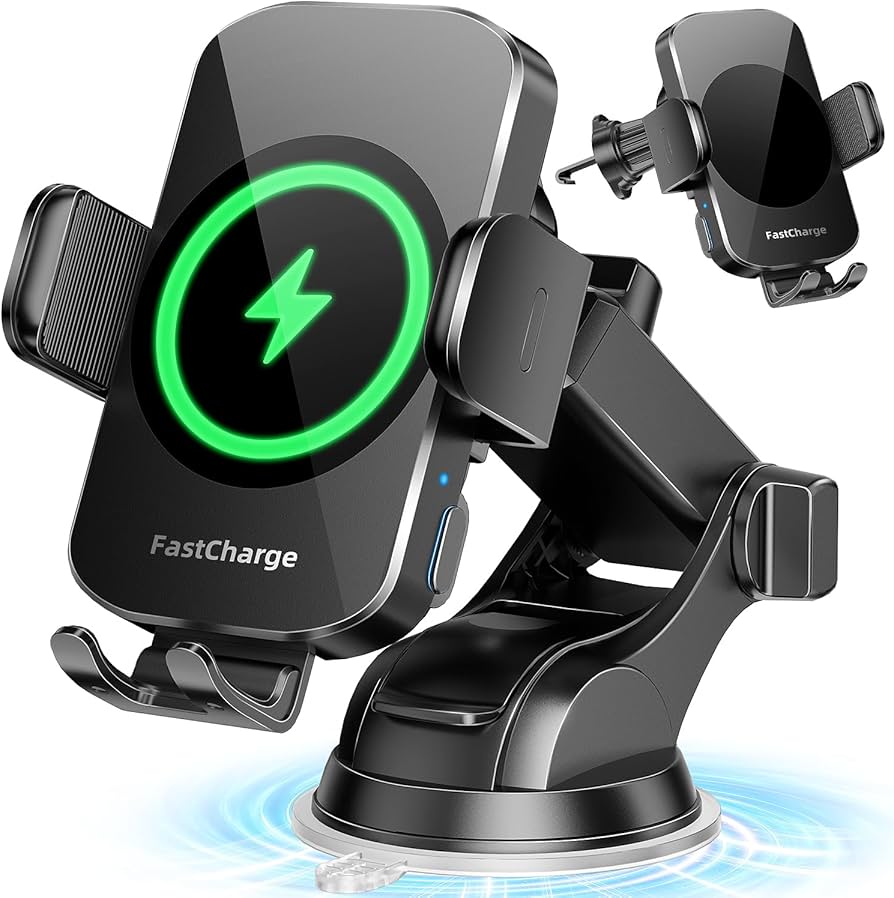 Chargeur Sans Fil Voiture - Support Magnétique